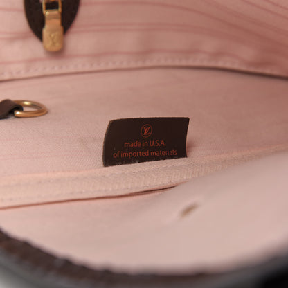 Louis Vuitton Damier Ebene Neo Neverfull MM Rose Ballerine 9 of 10