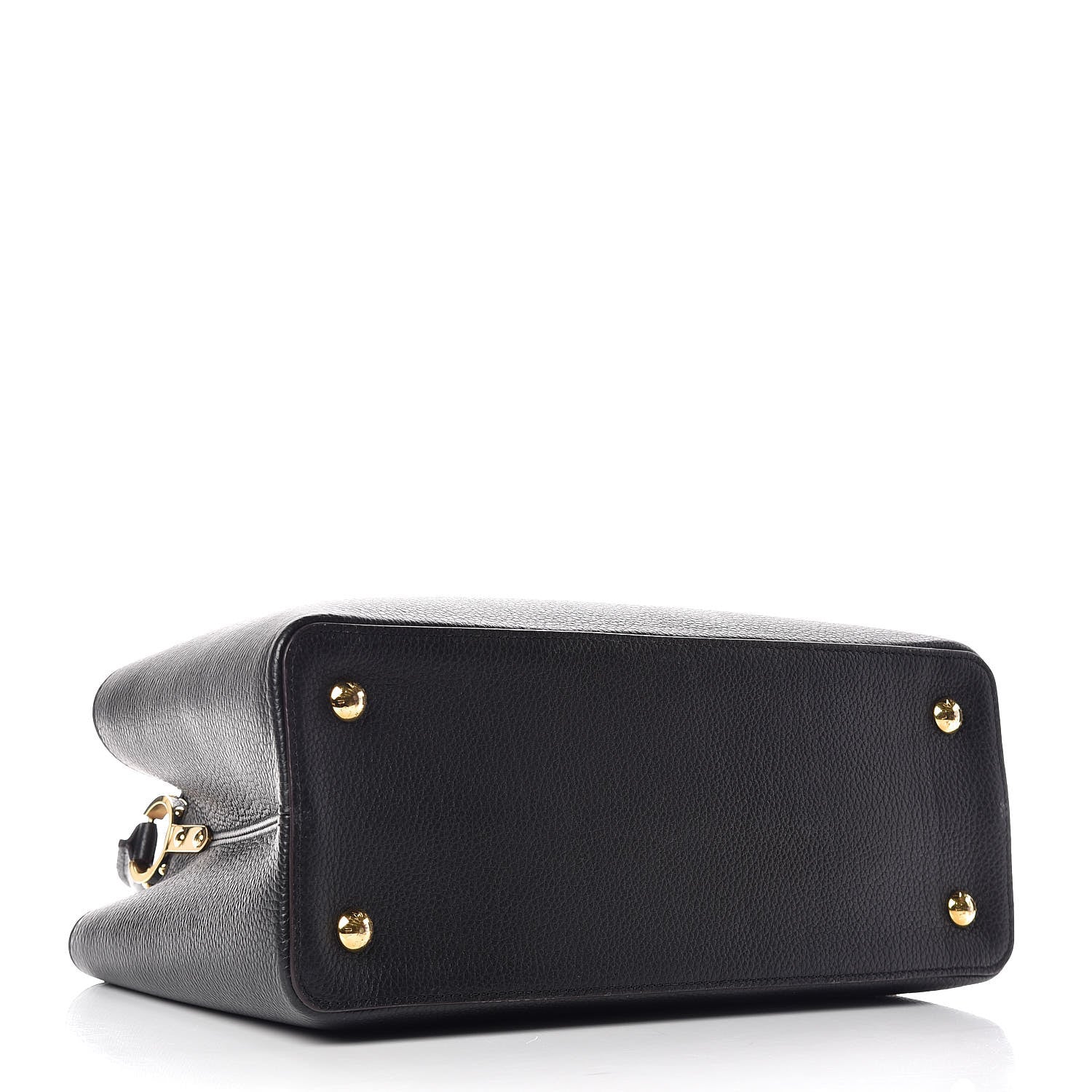 Louis Vuitton Taurillon Capucines MM Black 4 of 10