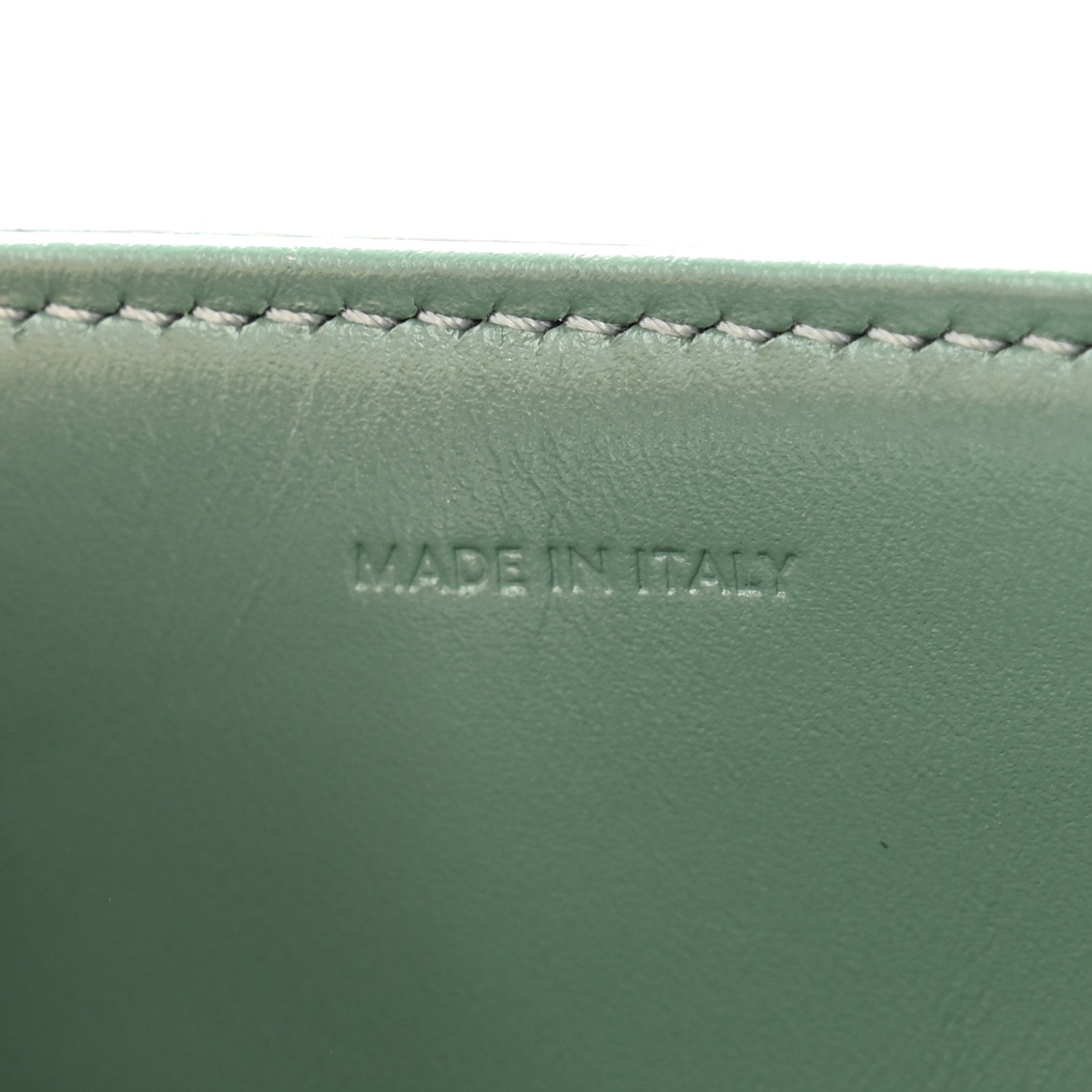 Celine Satinated Calfskin Small 16 Top Handle Bag Celadon 8 of 13