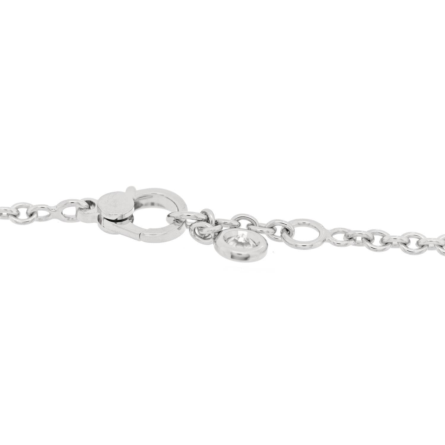Hermes 18K White Gold Diamond Finesse Bracelet ST 3 of 5
