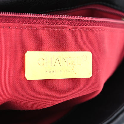 Chanel Goatskin Quilted Large Chanel 19 Flap Black 5 of 10