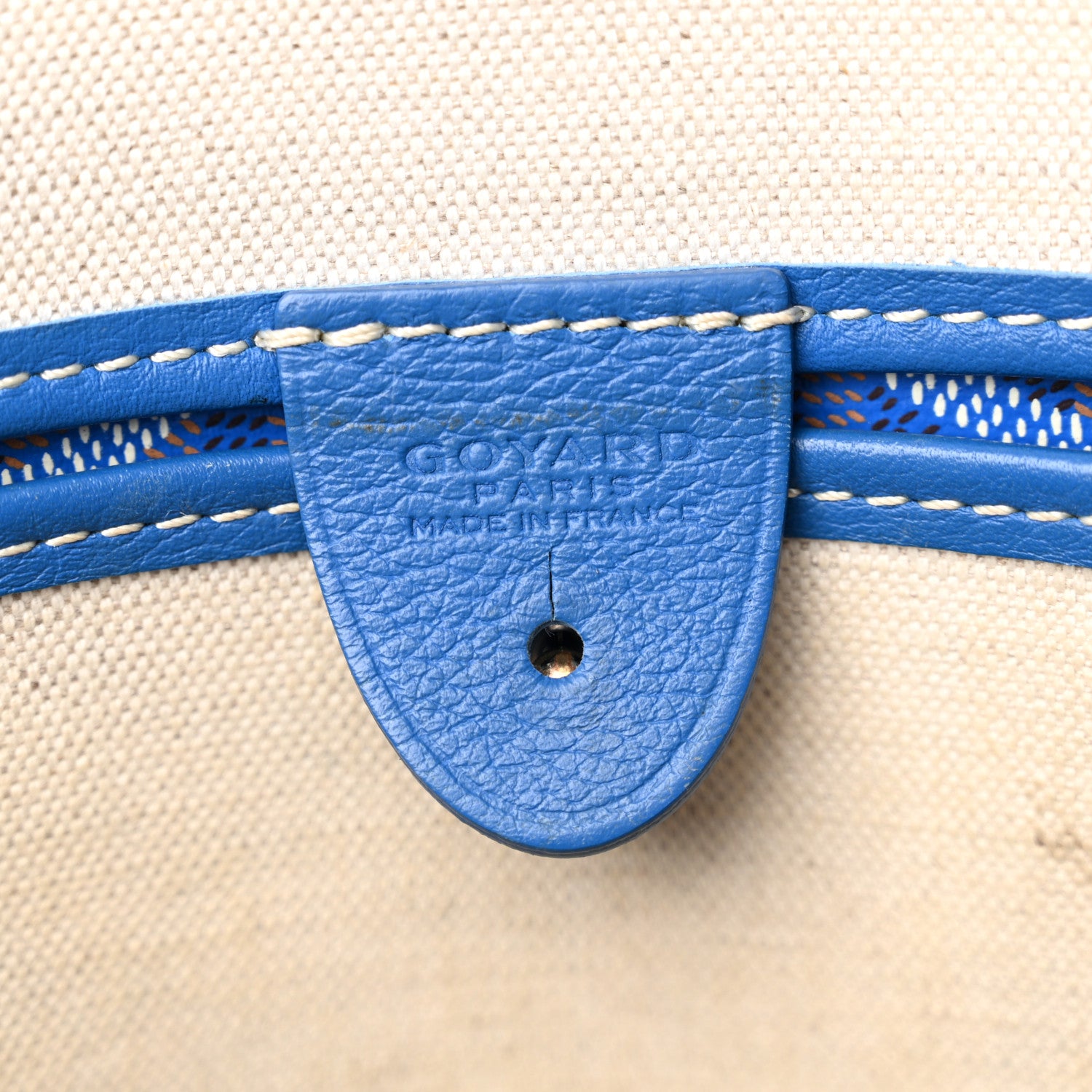 Goyard Goyardine Artois MM Blue 6 of 15