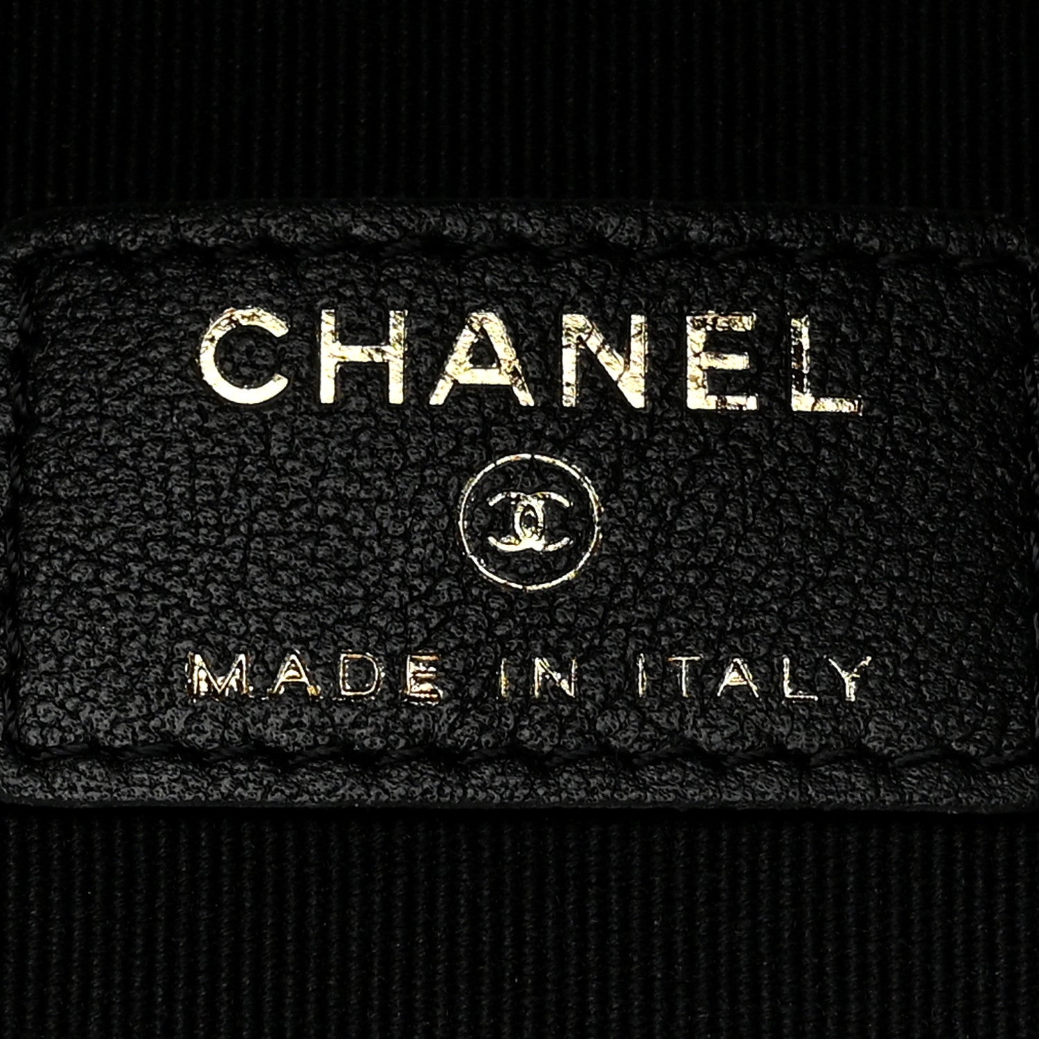 Chanel Nylon Grosgrain Lifestyle Pouch With Sleep Mask Black 7 of 9