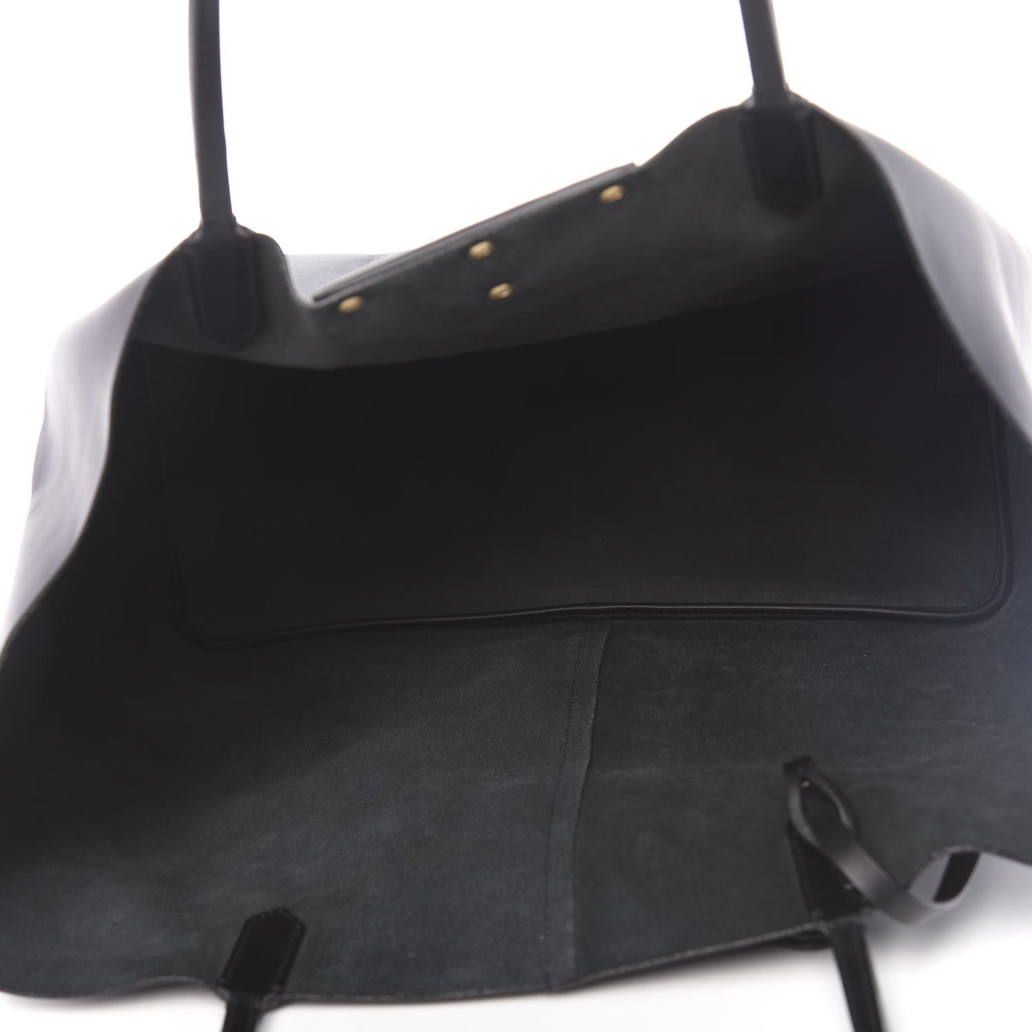 Calfskin Large Antigona Tote Black