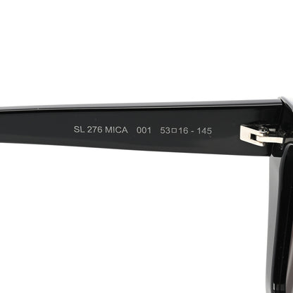 Saint Laurent Mica SL 276 Acetate Cat Eye Sunglasses Black 5 of 8