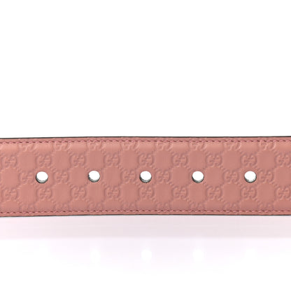 Gucci Soft Microguccissima Margaux Calfskin Belt 90 36 Soft Pink 4 of 5