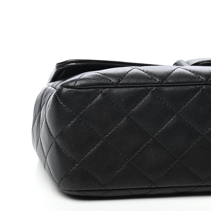 Chanel Lambskin Quilted Elementary Chic Flap Black 7 of 9