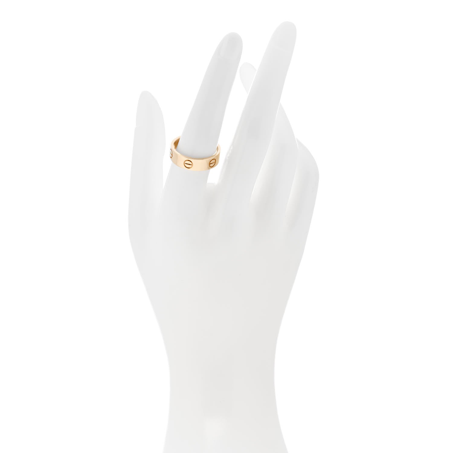 Cartier 18K Yellow Gold 5.5mm LOVE Ring 56 7.75 2 of 5