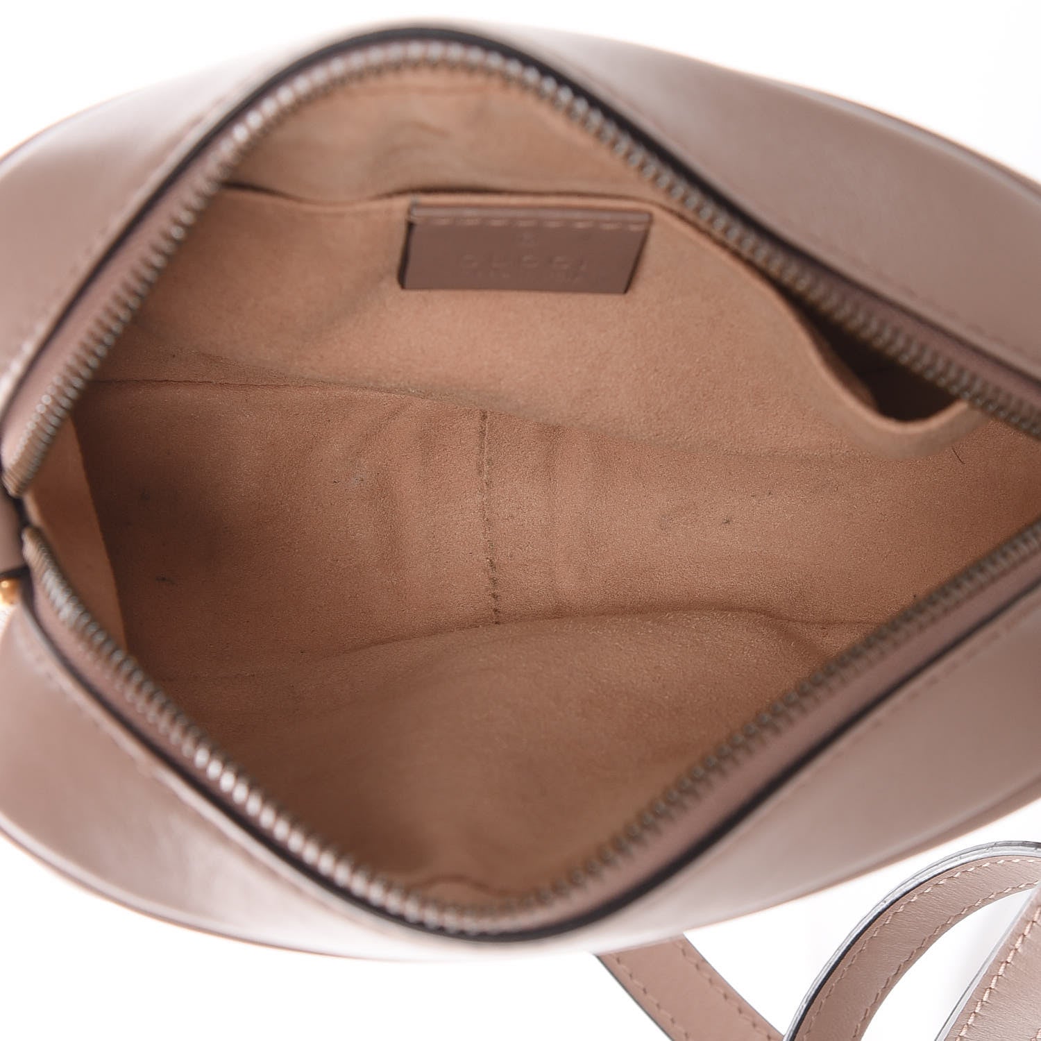 Gucci Calfskin Matelasse Mini GG Marmont Chain Shoulder Bag Nude 5 of 9