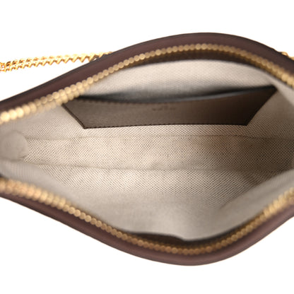 Gucci GG Supreme Monogram Textured Dollar Calfskin Mini Ophidia Chain Bag Beige Ebony 5 of 11