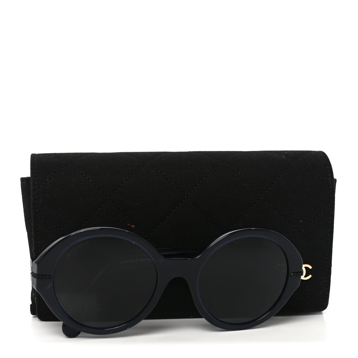 Chanel Acetate Chain Sunglasses 5511-A Blue 7 of 7