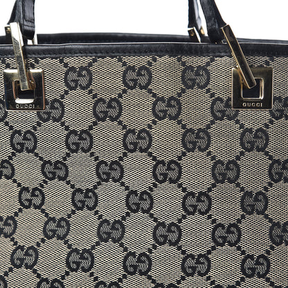 Gucci Monogram Small Bucket Tote Black 12 of 20