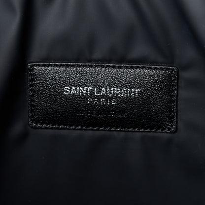 Saint Laurent Classic Cotton Canvas Monogram Pouch Black 5 of 9