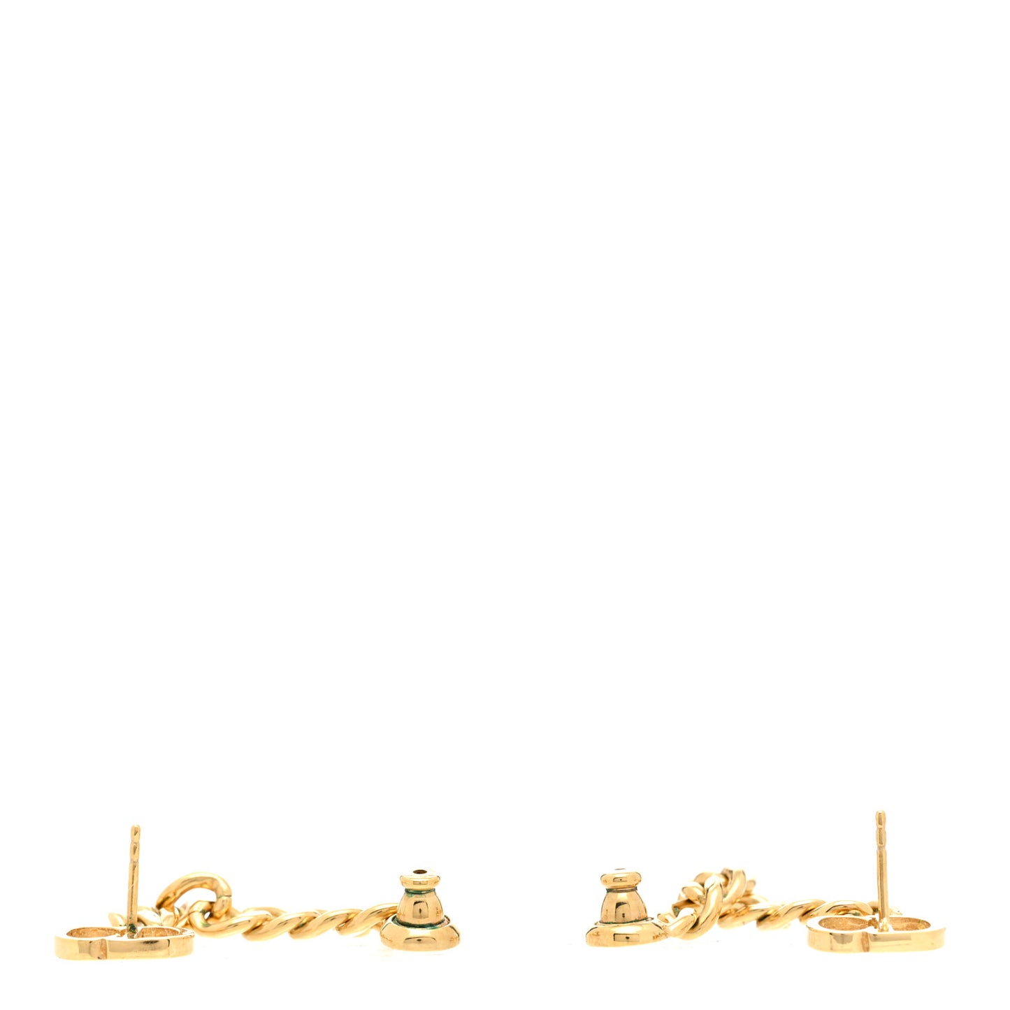 Danseuse Etoile Chain Earrings Gold