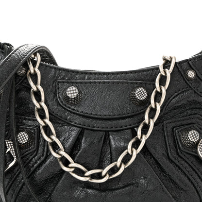 Balenciaga Agneau Arena Le Cagole Mini Purse With Chain Black 8 of 11