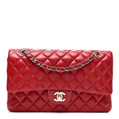 Chanel Caviar Quilted Medium Double Flap Red 1 of 10