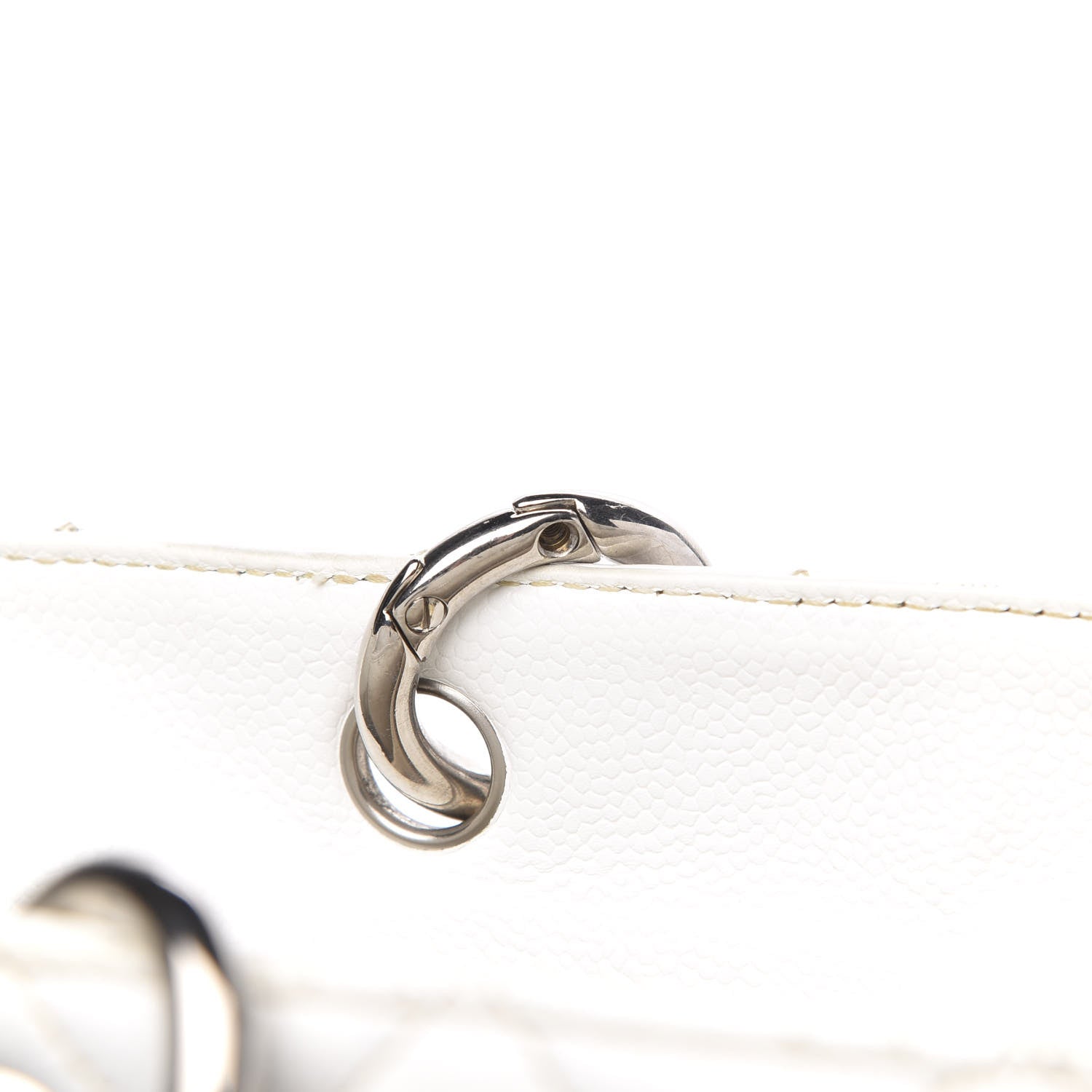 Chanel Caviar Quilted Grand Shopping Tote GST White 22 of 22
