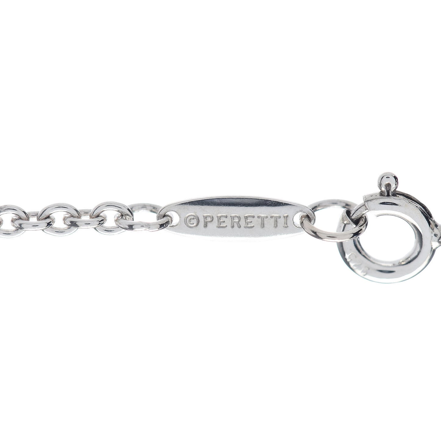 Sterling Silver Pearl 9-9.5mm Elsa Peretti Open Heart Lariat Necklace