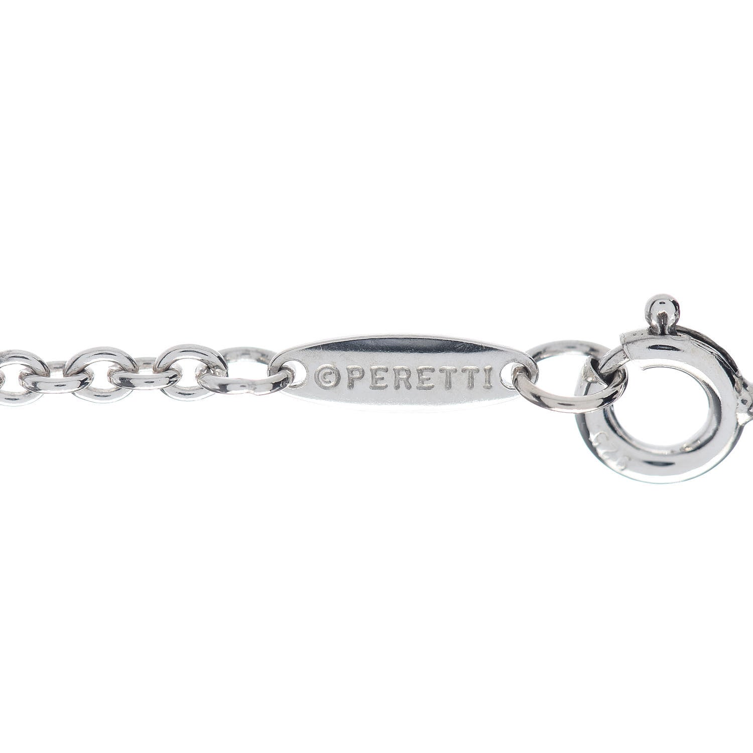 Tiffany Sterling Silver Pearl 9-9.5mm Elsa Peretti Open Heart Lariat Necklace 6 of 9