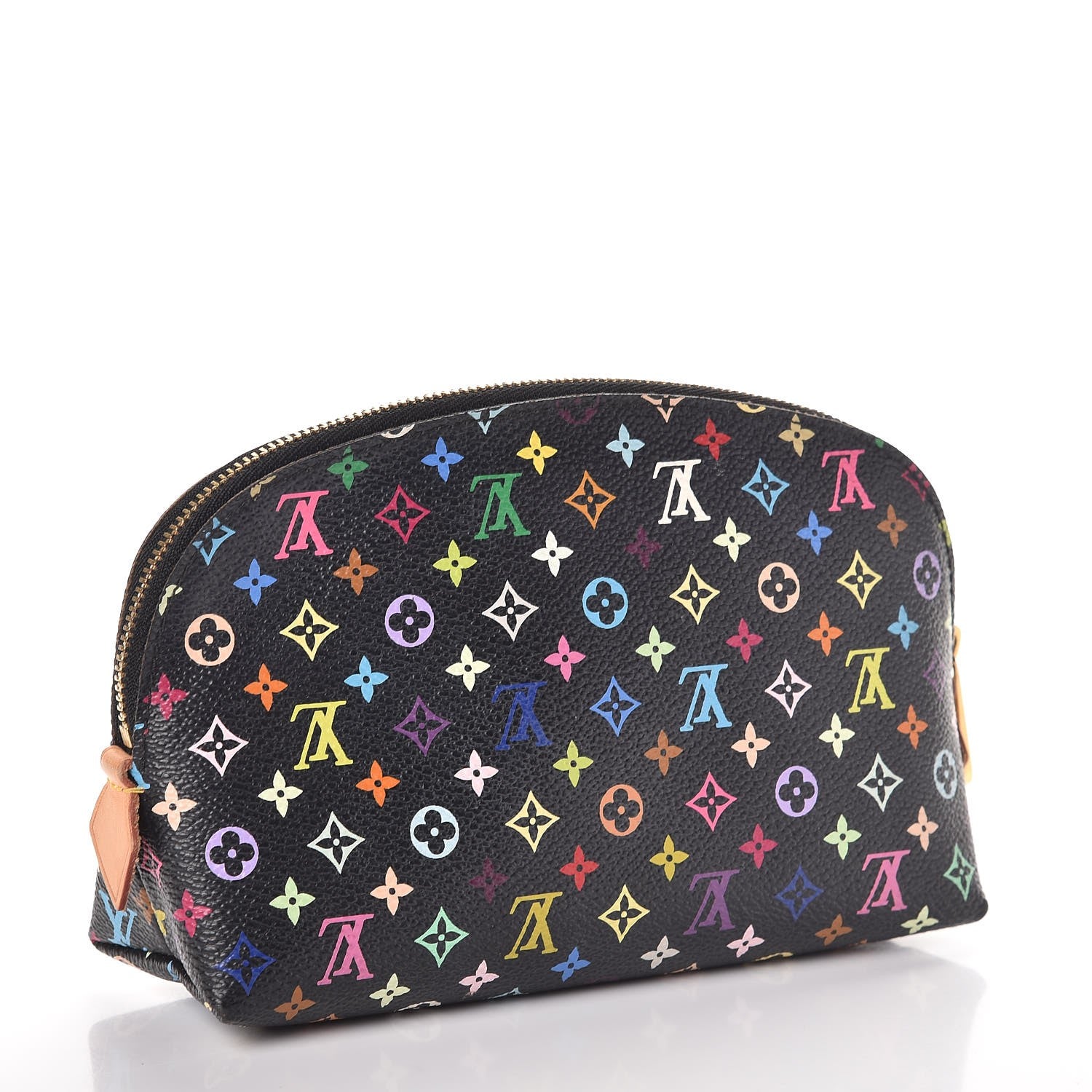 Louis Vuitton Monogram Multicolor Cosmetic Pouch Black Grenade 3 of 9