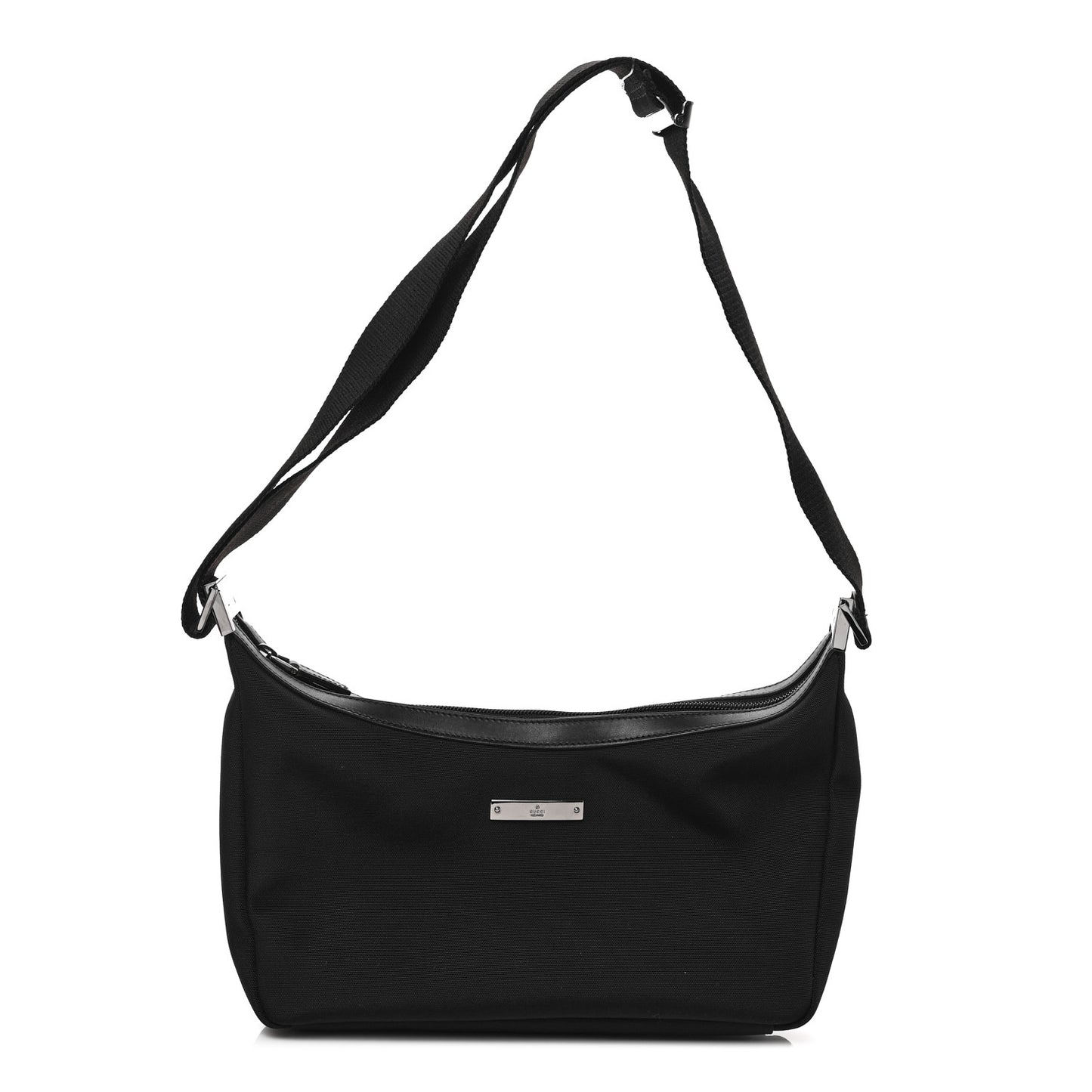 Nylon Shoulder Bag Black