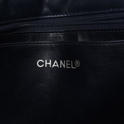 Chanel Lambskin Quilted Medium Single Flap Navy 5 of 13