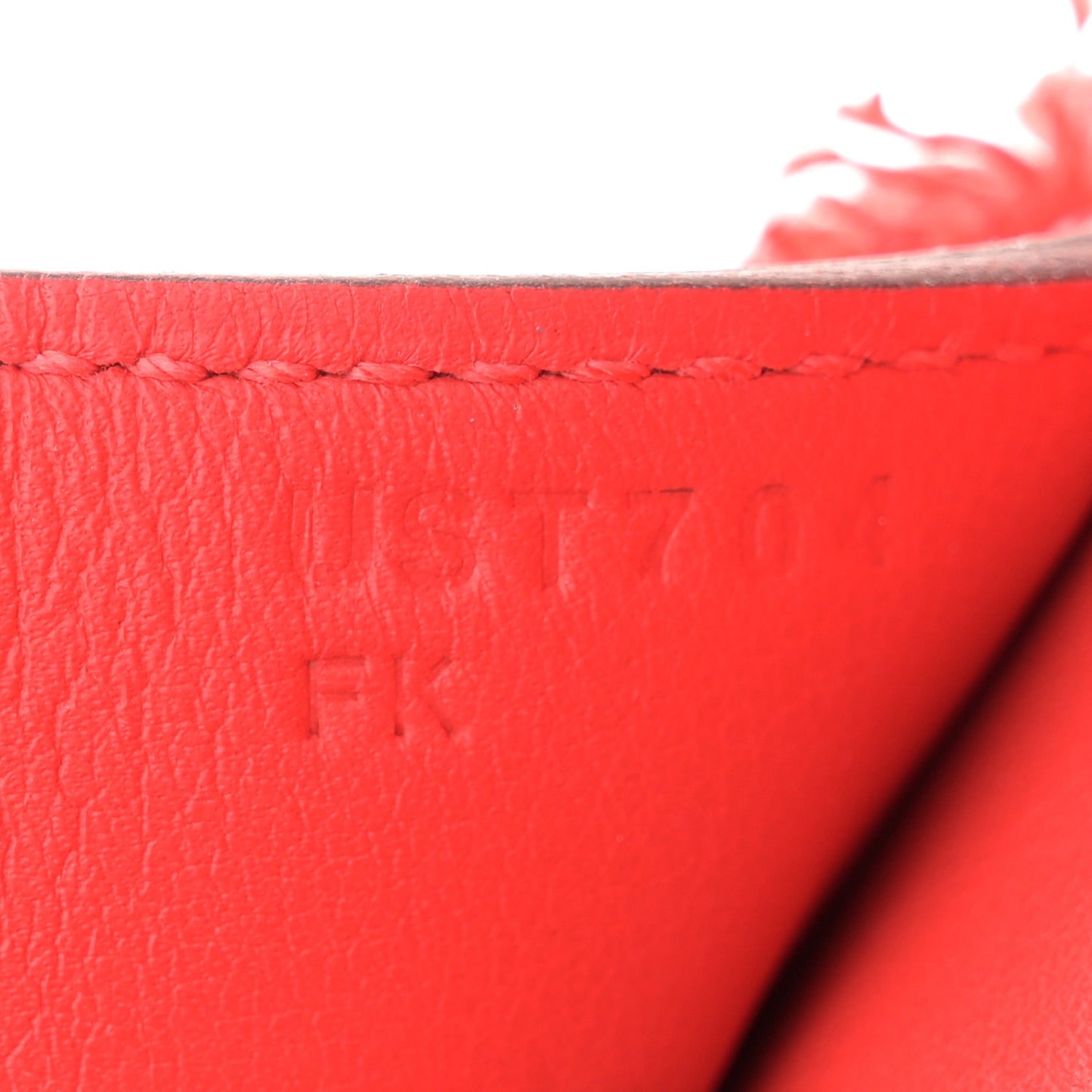 Swift Twill H Fray Fray Birkin 35 Rouge de Coeur Ecru
