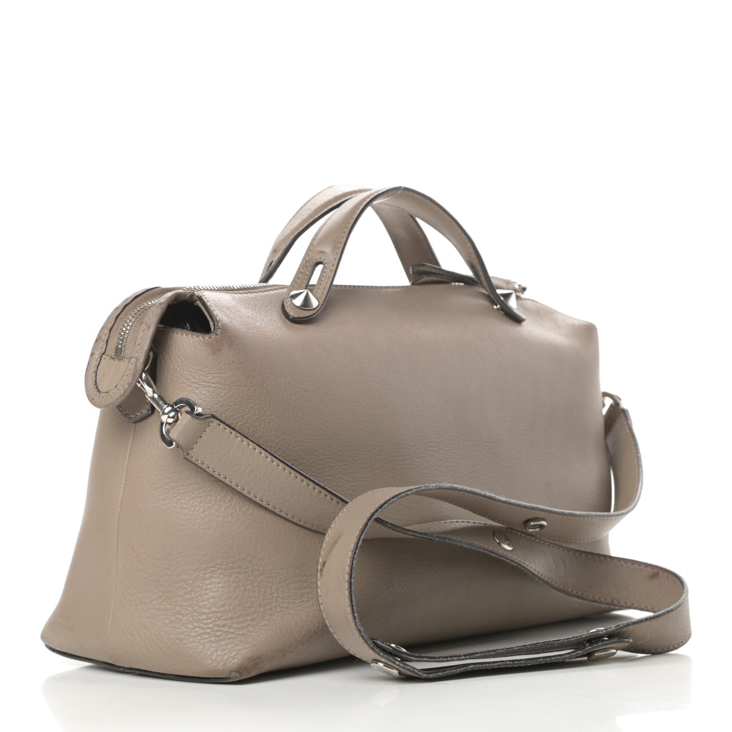 Vitello Dolce Large By The Way Boston Bag Tortora