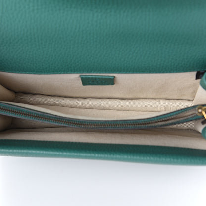 Gucci Pebbled Calfskin Small Dionysus Shoulder Bag Emerald 4 of 7