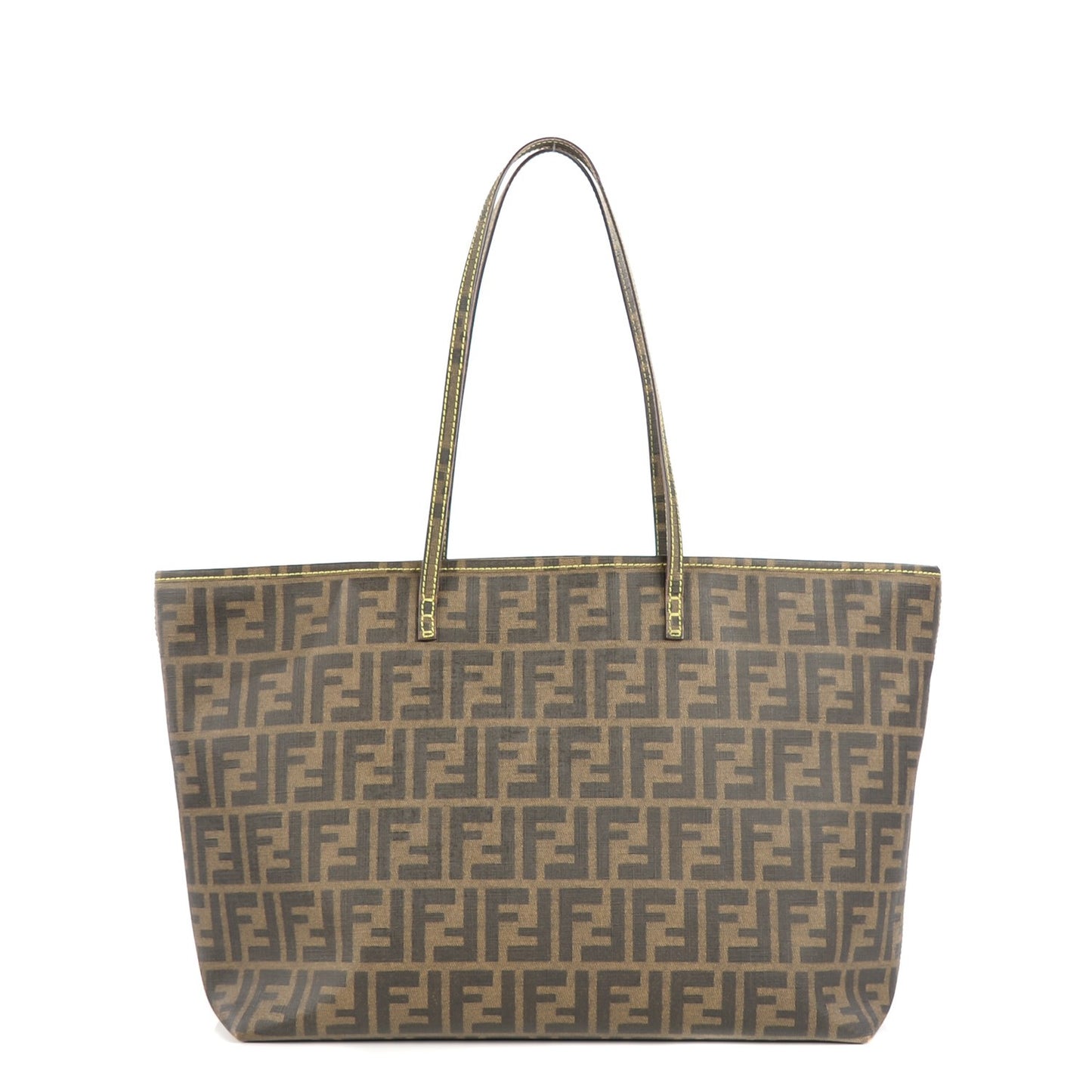 Zucca Spalmati Medium Roll Tote Tobacco Giallo