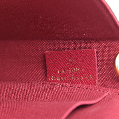Louis Vuitton Monogram Pochette Felicie Chain Wallet Fuchsia 6 of 11