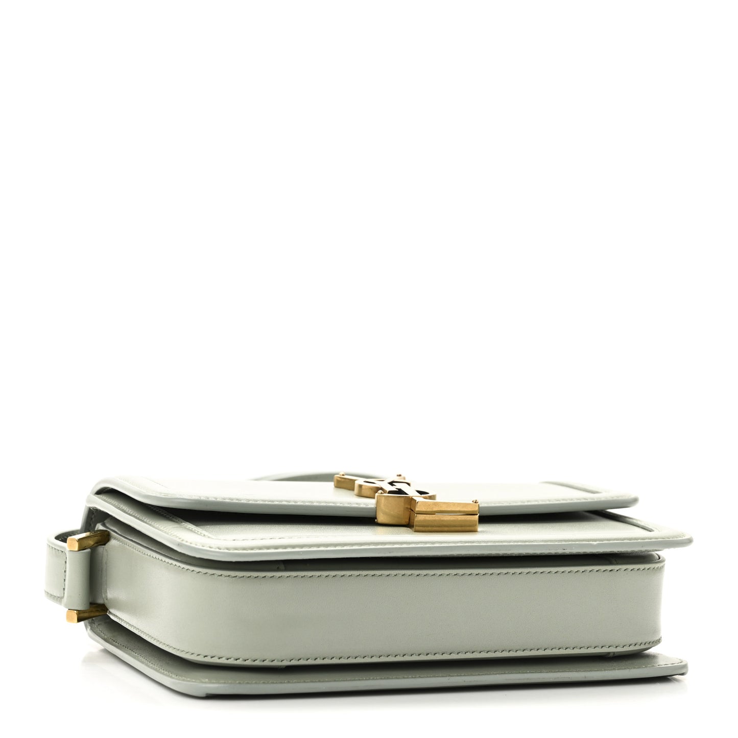 Smooth Calfskin Small Solferino Satchel Acqua