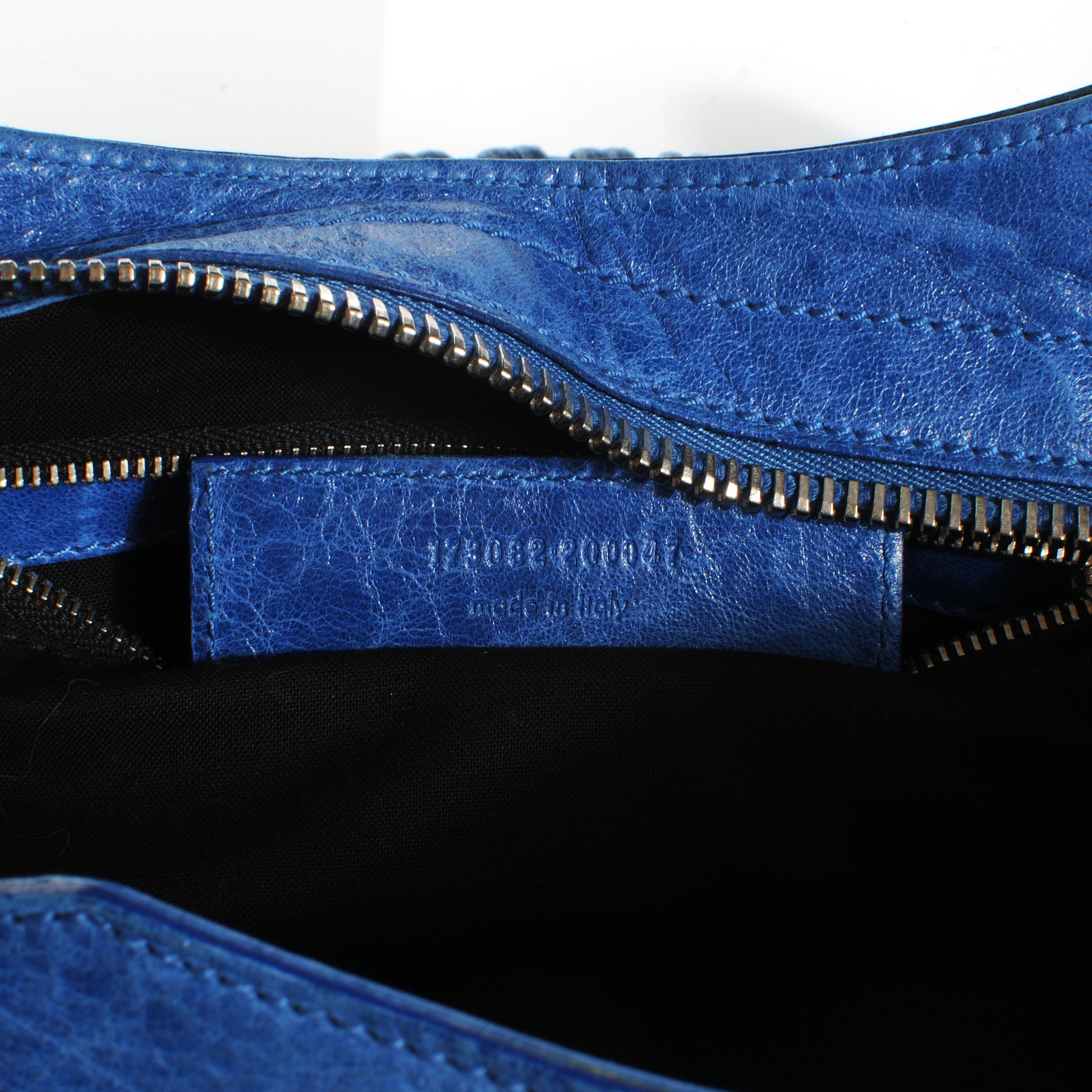 Balenciaga Agneau Giant 21 Silver Hardware Part Time Electric Bleu 9 of 10