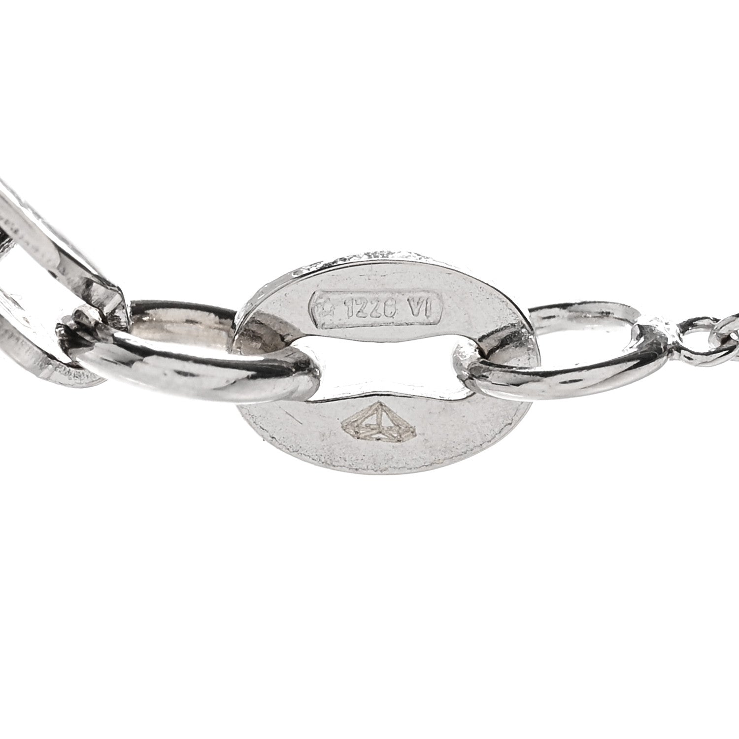Roberto Coin 18K White Gold Diamond Love Letter D Pendant Necklace 8 of 8
