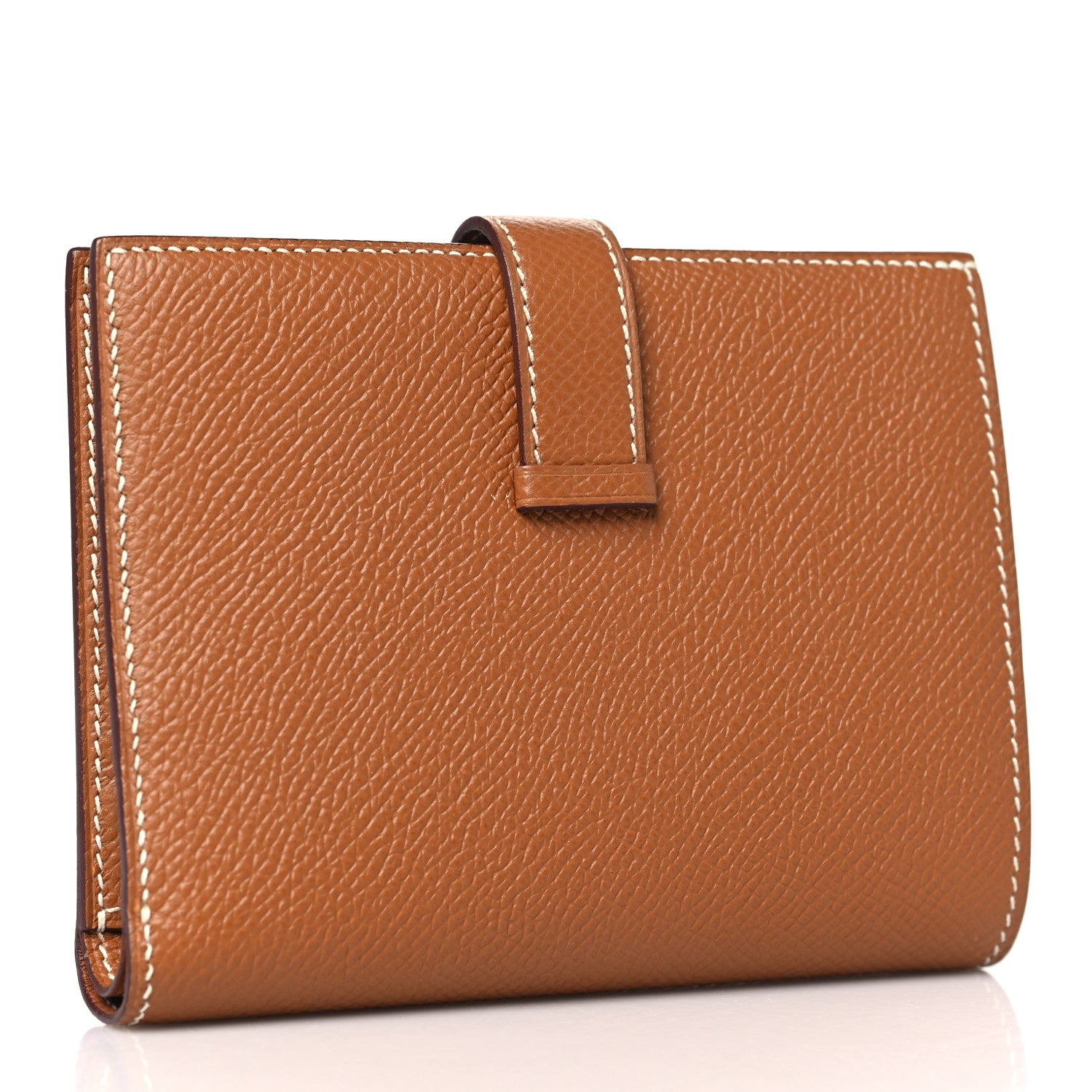 Hermes Epsom Bearn Compact Wallet Gold 3 of 8