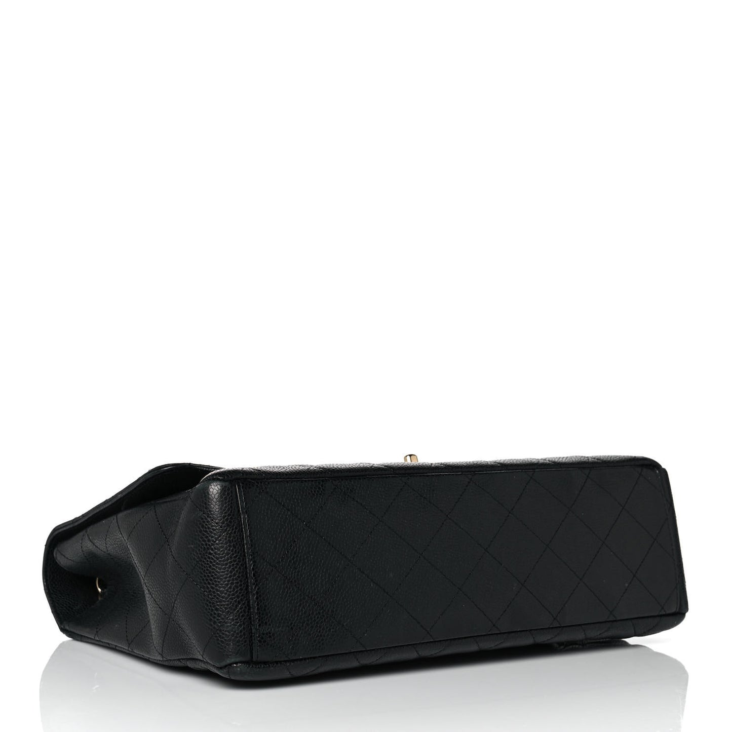 Caviar Quilted Maxi Single Flap Black