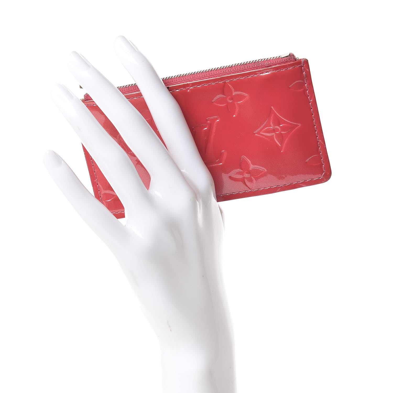 Louis Vuitton Vernis Key Pouch Framboise 2 of 8