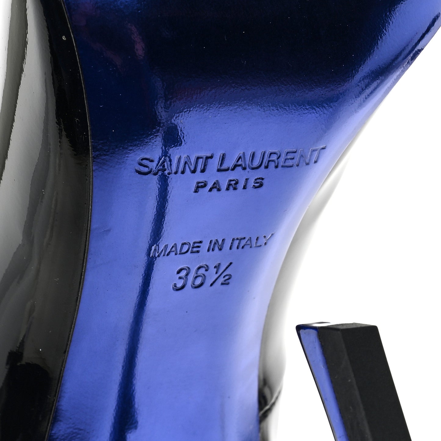 Patent Opyum 110 Pumps 36.5 Black Blue