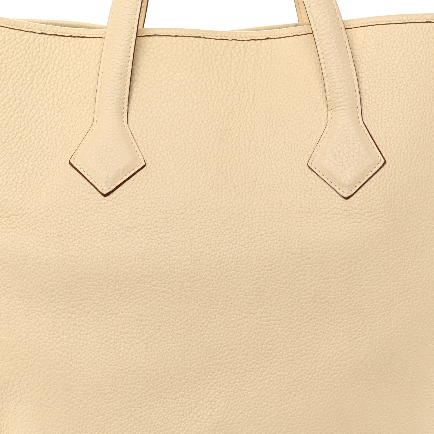 Hermes Taurillon Clemence Victoria II Cabas 35 Parchemin 9 of 11