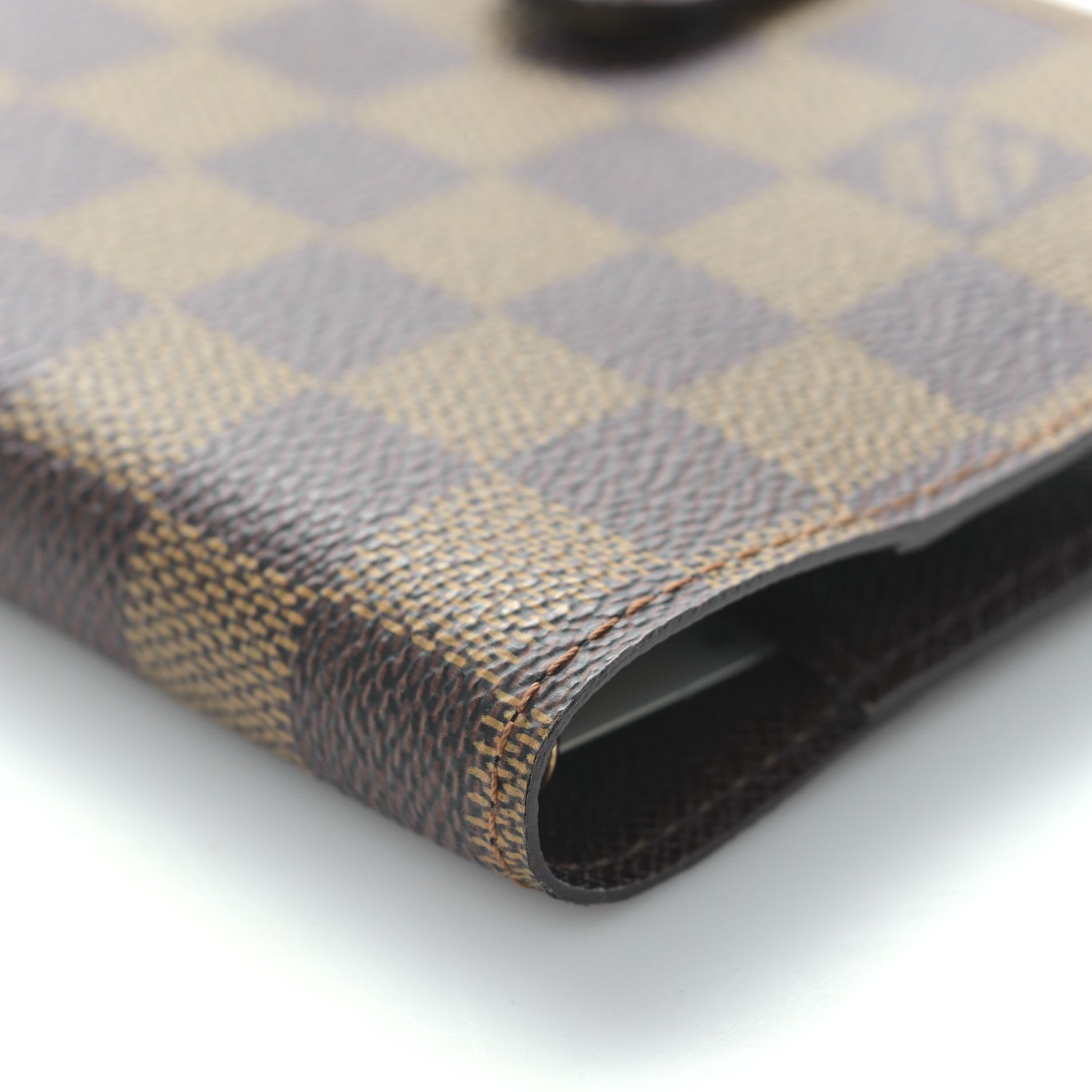 Louis Vuitton Damier Ebene Small Ring Agenda Cover 8 of 9