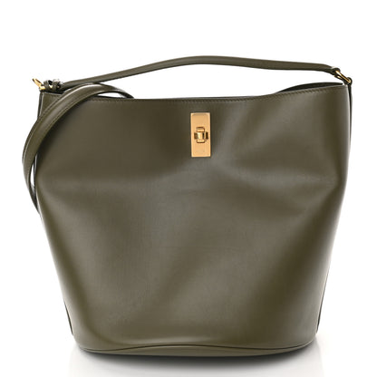 Celine Smooth Calfskin Bucket 16 Bag Dark Olive 3 of 14