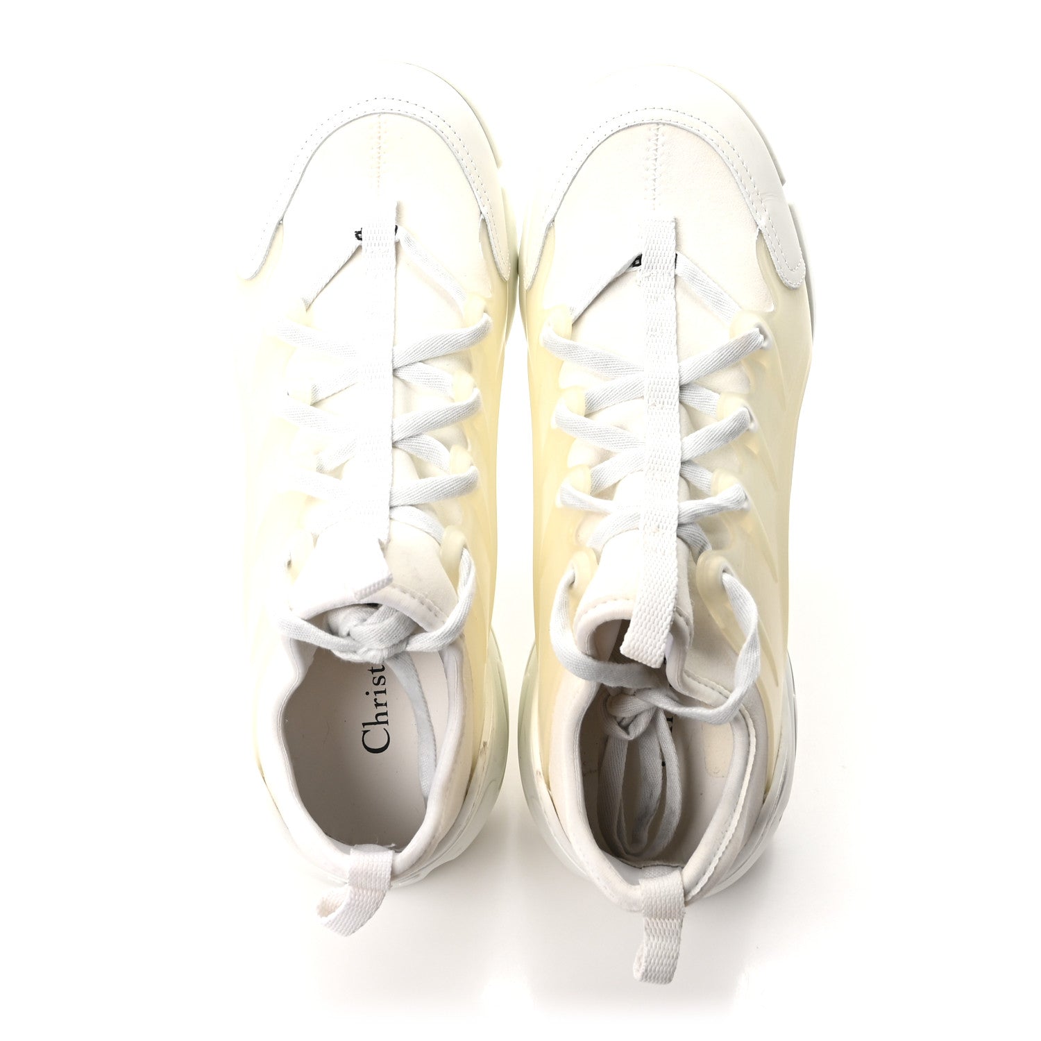 Christian Dior Technical Fabric Rubber Womens D-Connect Sneakers