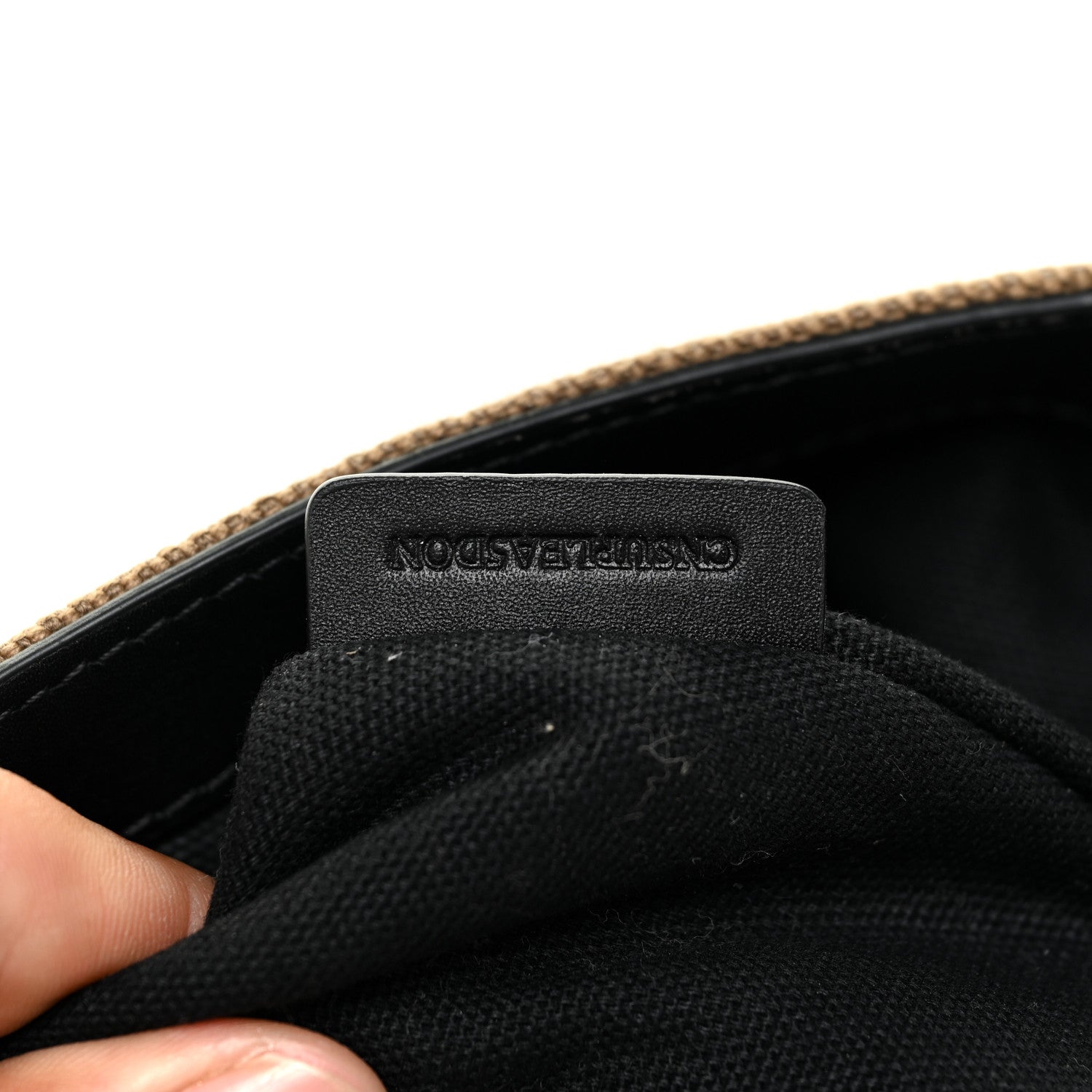 Burberry Canvas Mega Check Large Baildon Messenger Bag Black 17 of 21