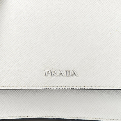 Prada Saffiano Lux Small Crossbody Talco 8 of 10