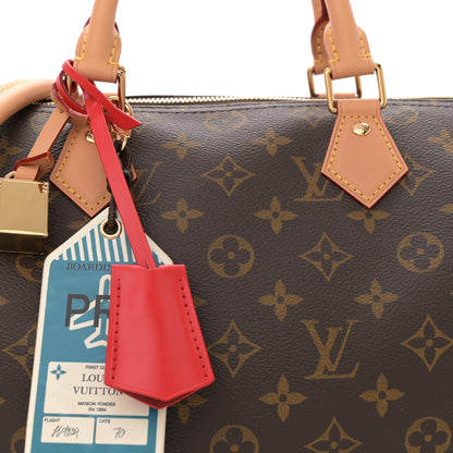 Louis Vuitton Monogram Speedy Soft 30 Crafty Red 7 of 9