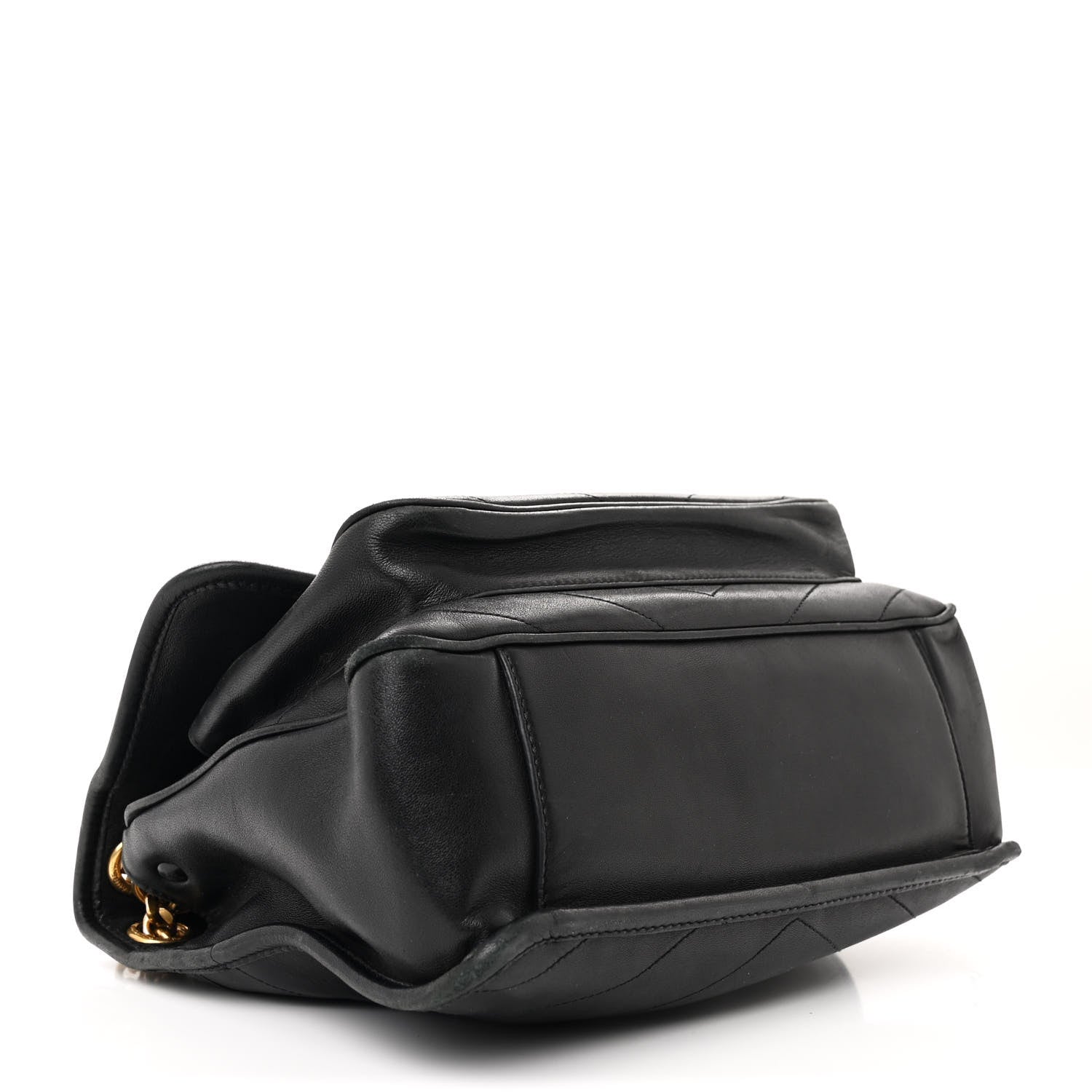 Saint Laurent Lambskin Matelasse Monogram Medium Niki Chain Satchel Black 4 of 11