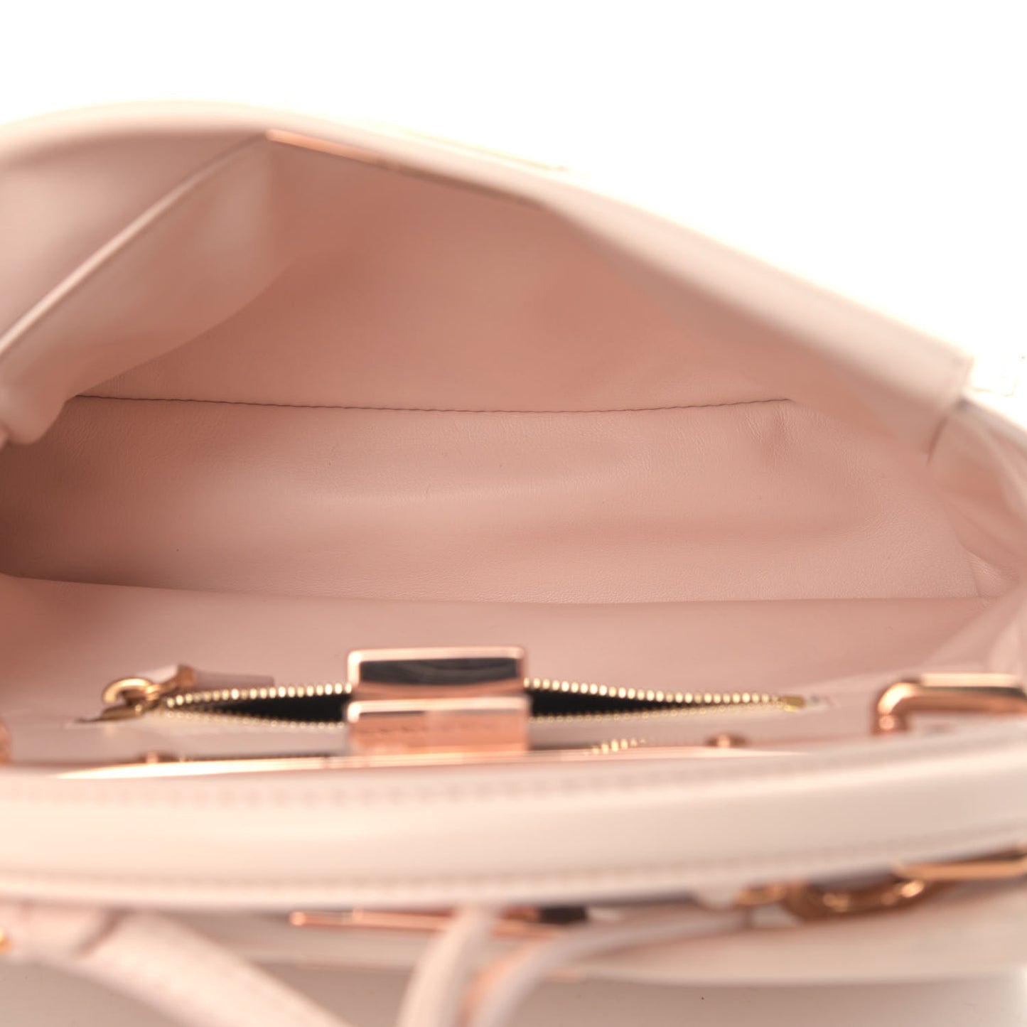Nappa Mini Peekaboo Iconic Satchel Egg Shell