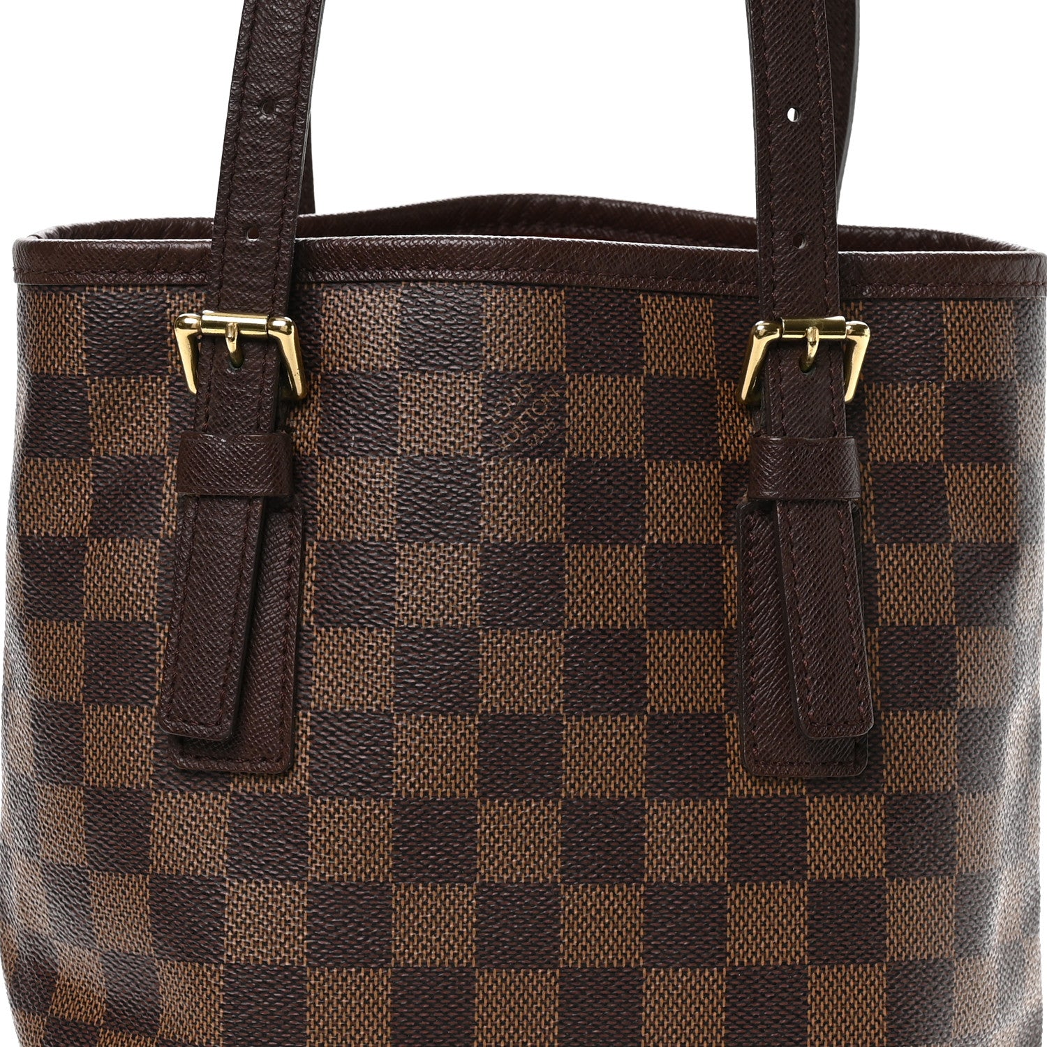 Louis Vuitton Damier Ebene Marais Bucket 23 7 of 9