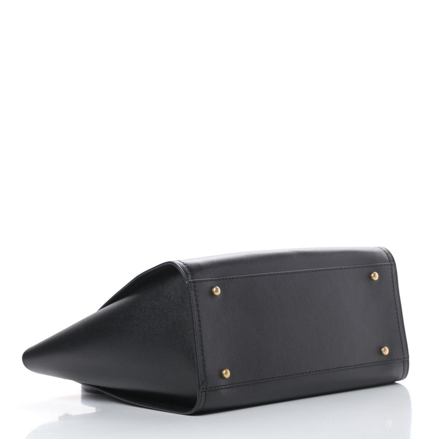 Caviar Small Studded Deauville Tote Black