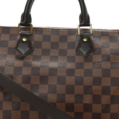 Louis Vuitton Damier Ebene Speedy Bandouliere 30 8 of 16